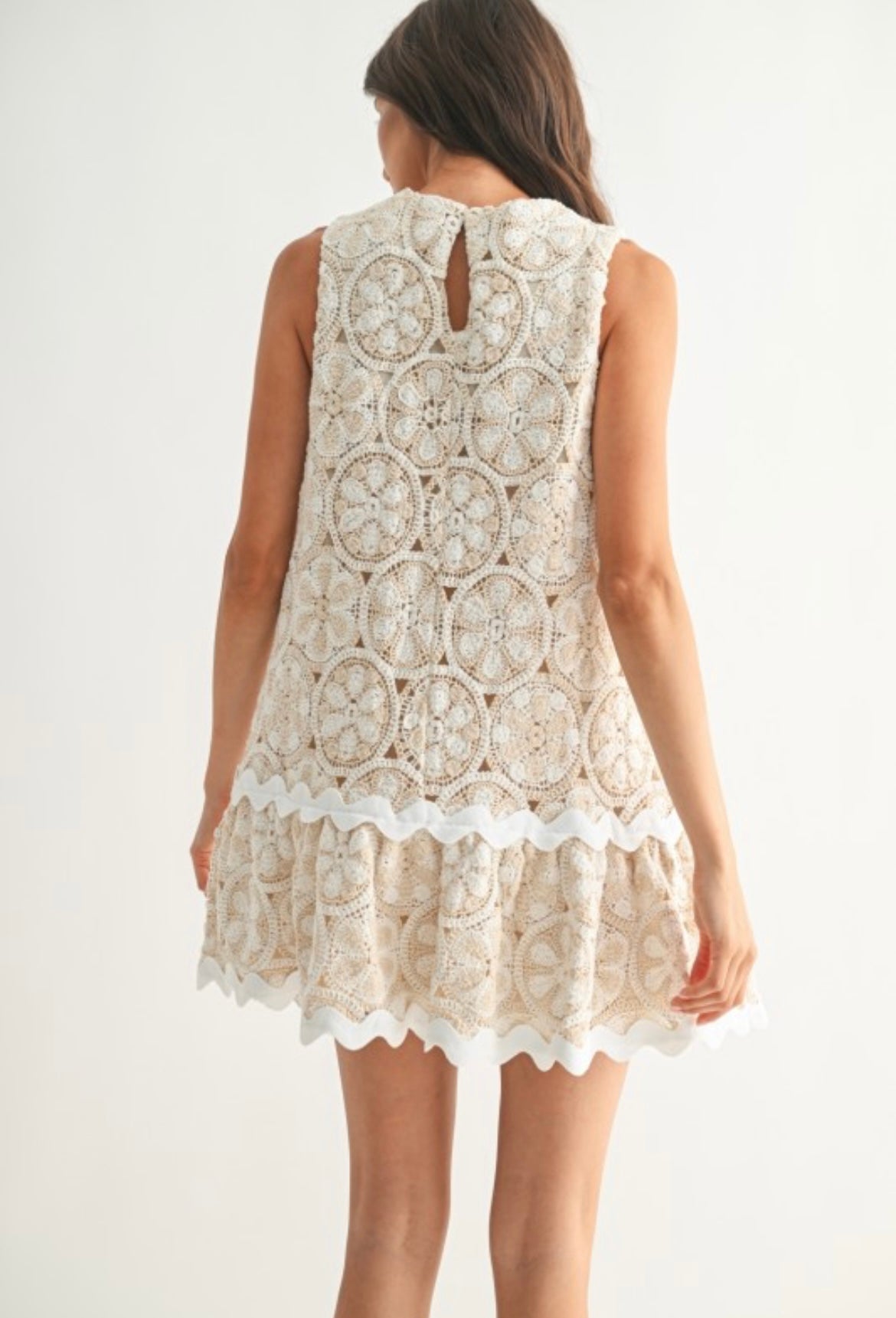 Lace A-line dress