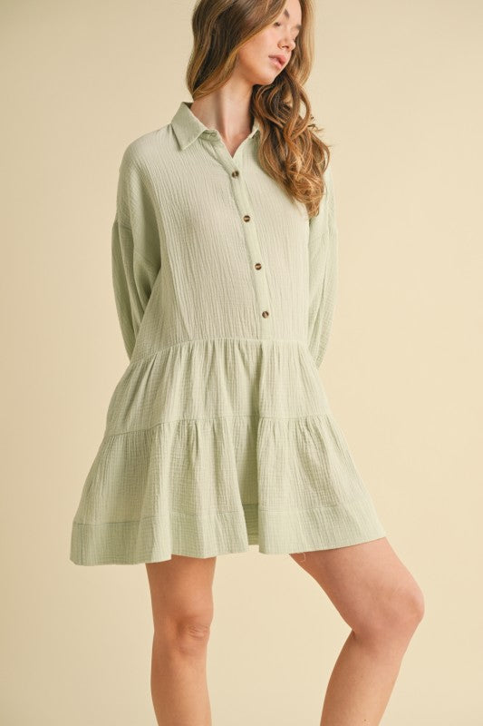 Cotton guaze dress