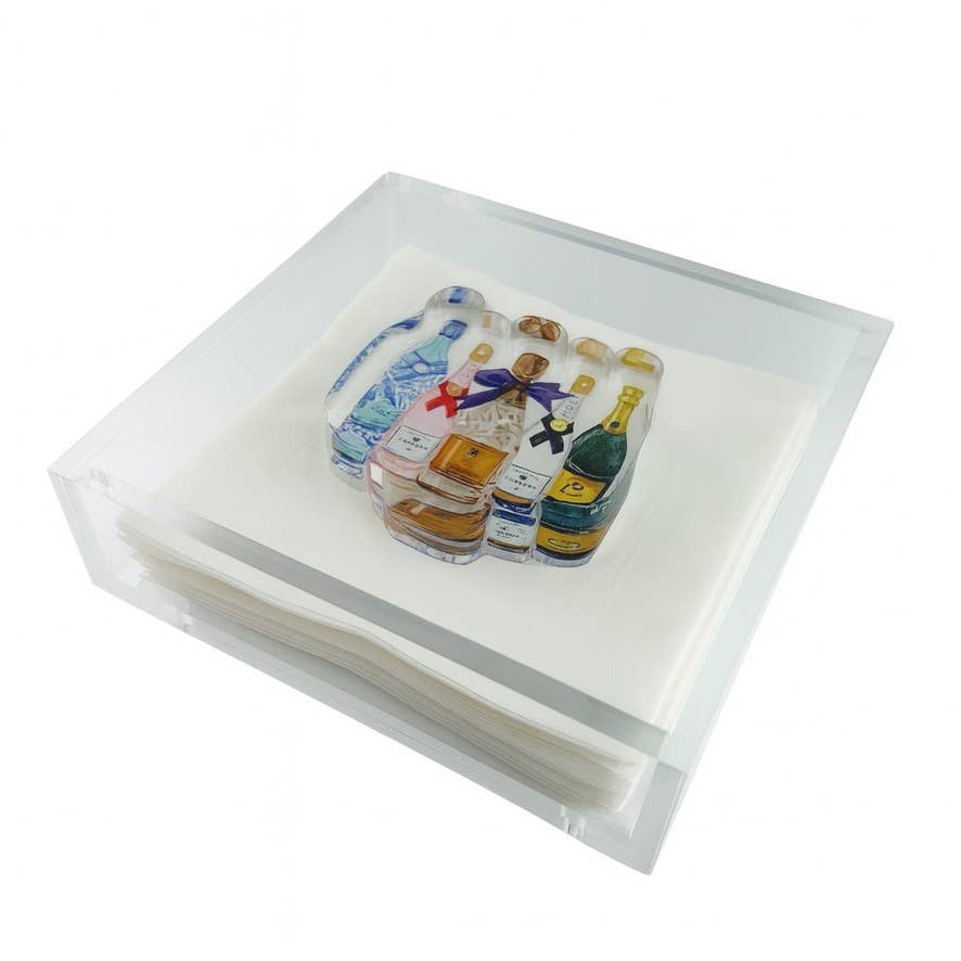 Acrylic Napkin Weight, Celebrate