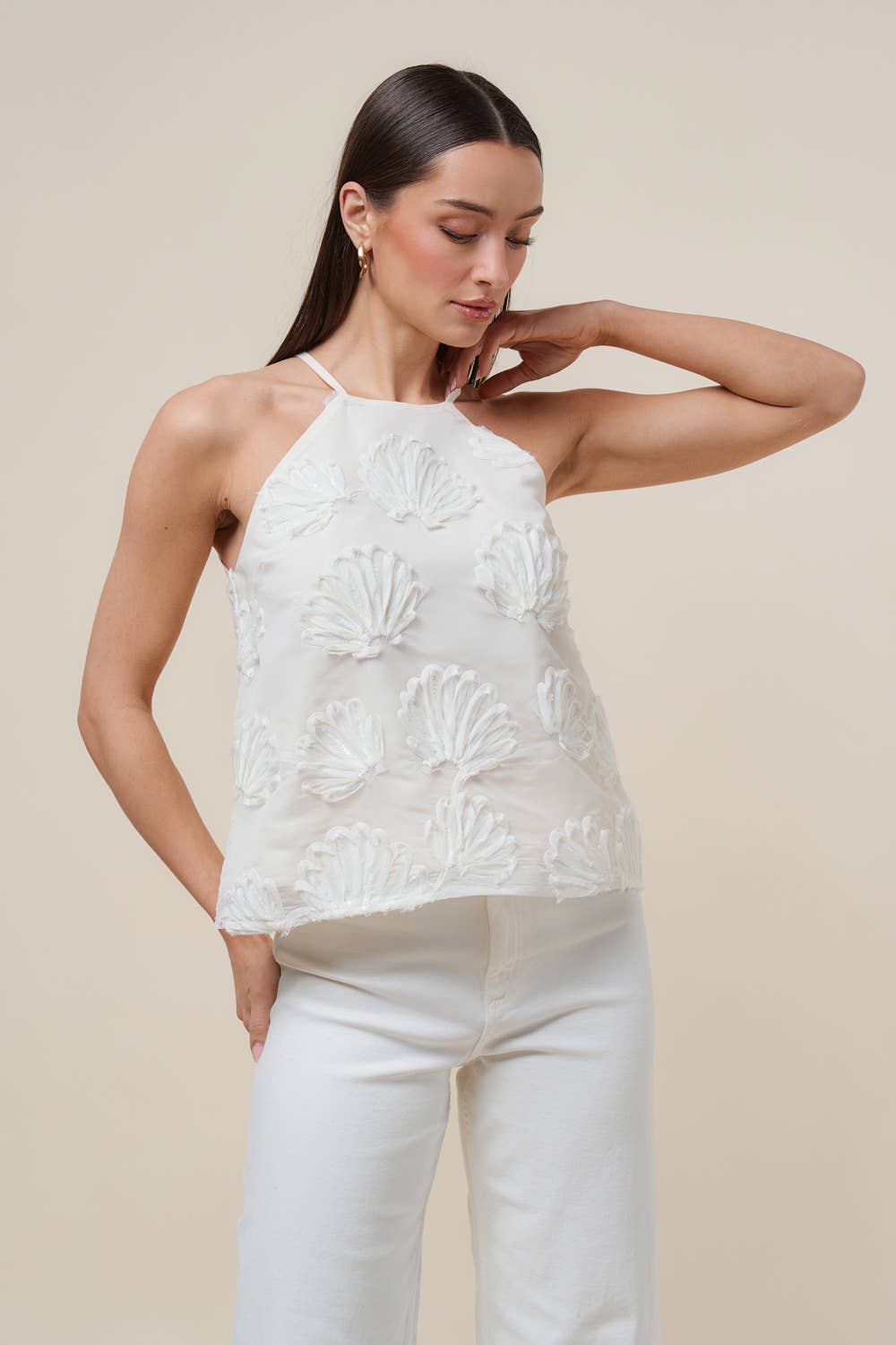 AT3031 Textured blouse