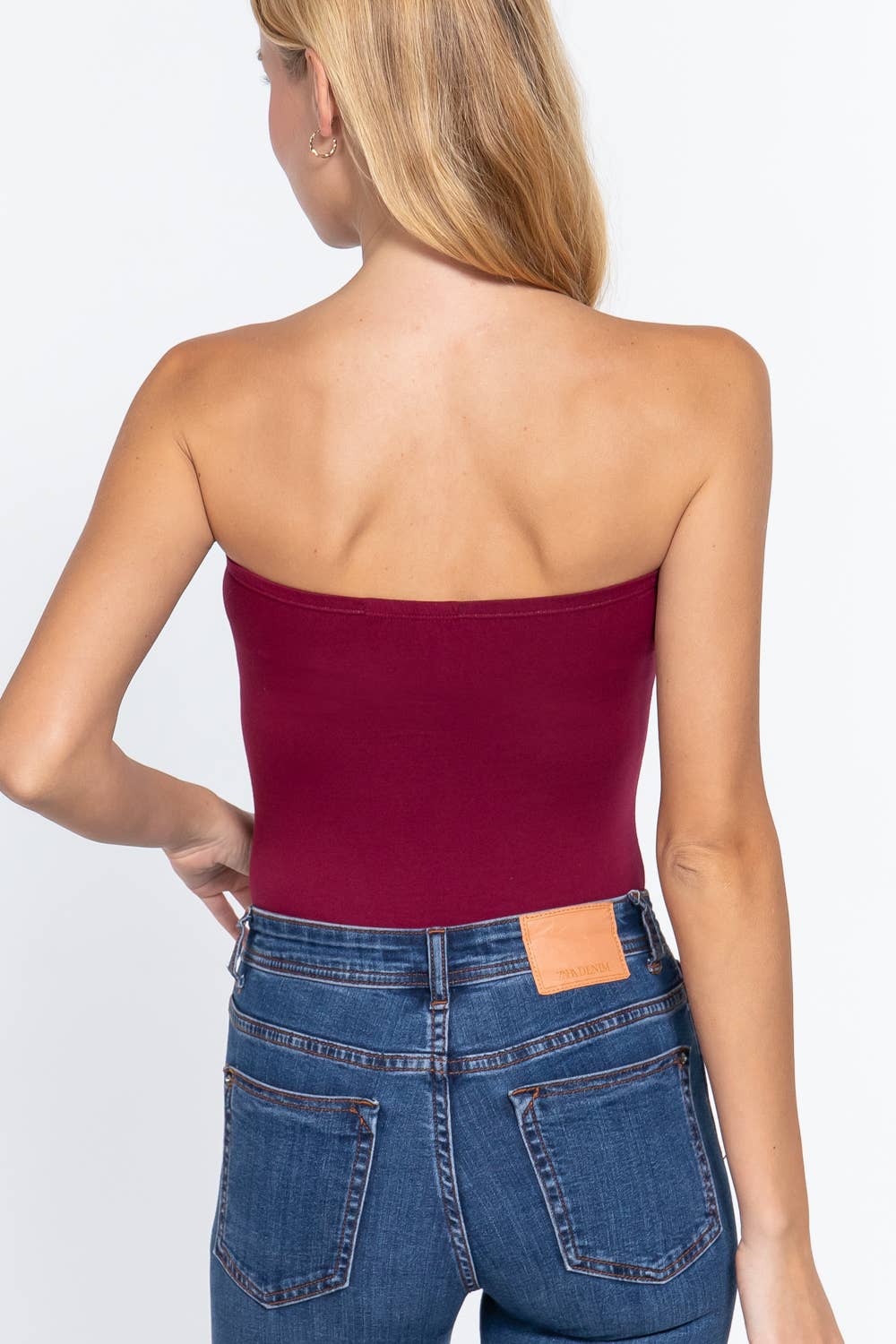 Tube Cotton Spandex Jersey Bodysuit