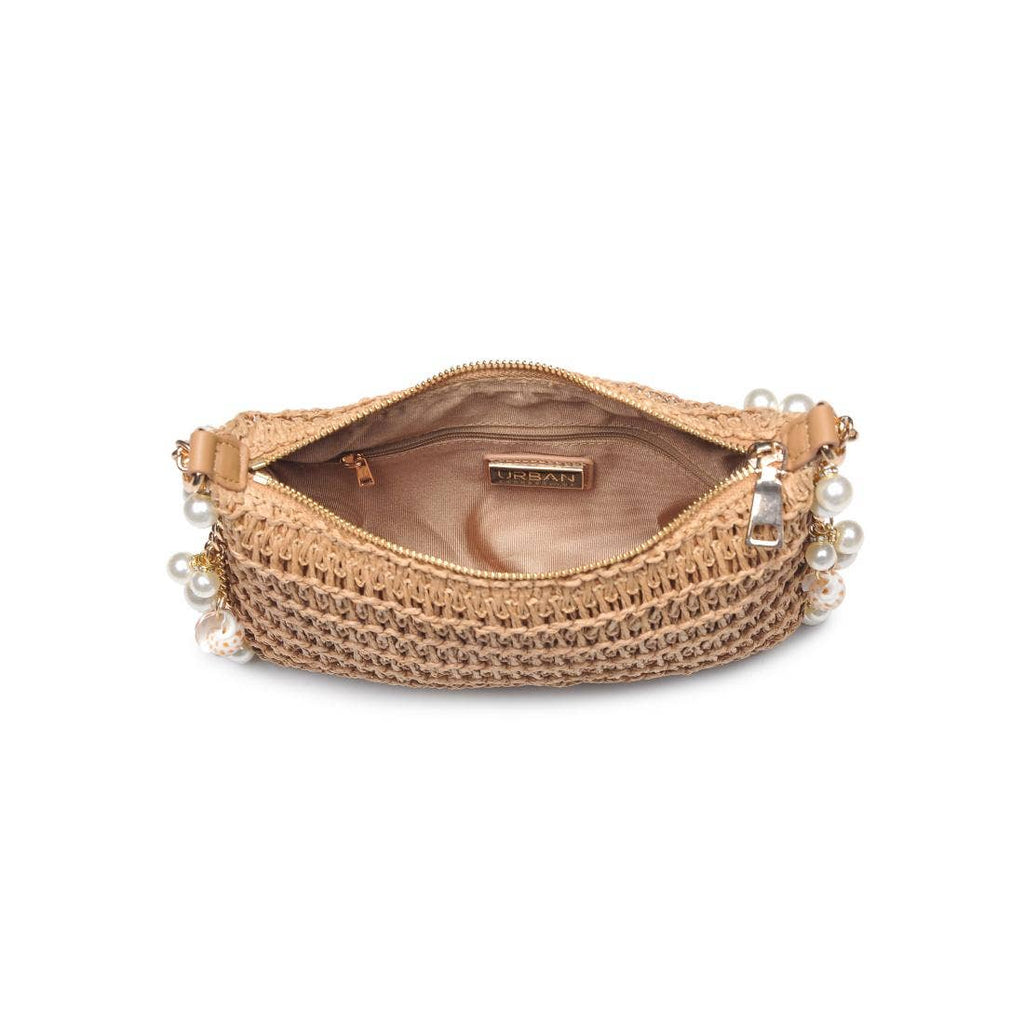 Steph Seasonal Seashell Straw Bag Evening Bag