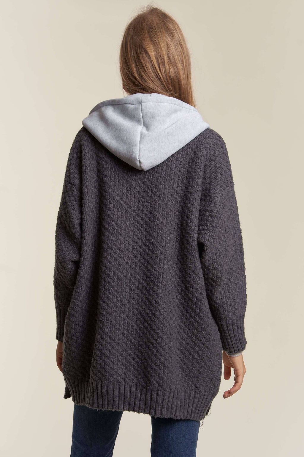 ZIP UP SWEATER HOODIE JACKET