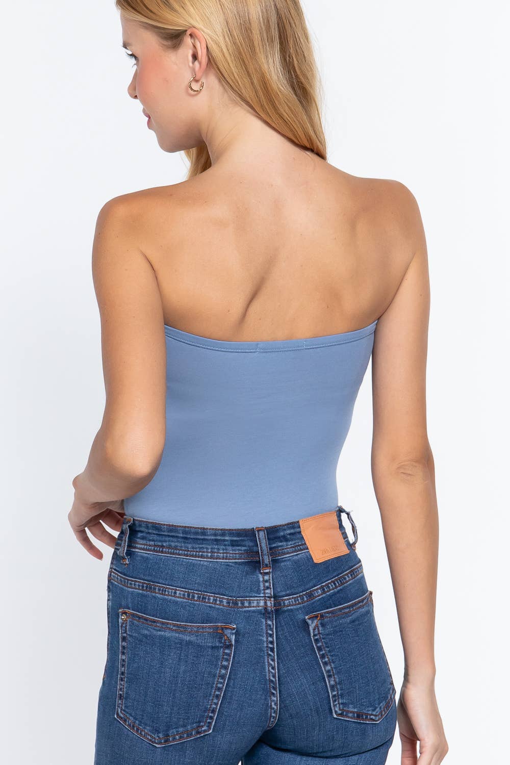 Tube Cotton Spandex Jersey Bodysuit