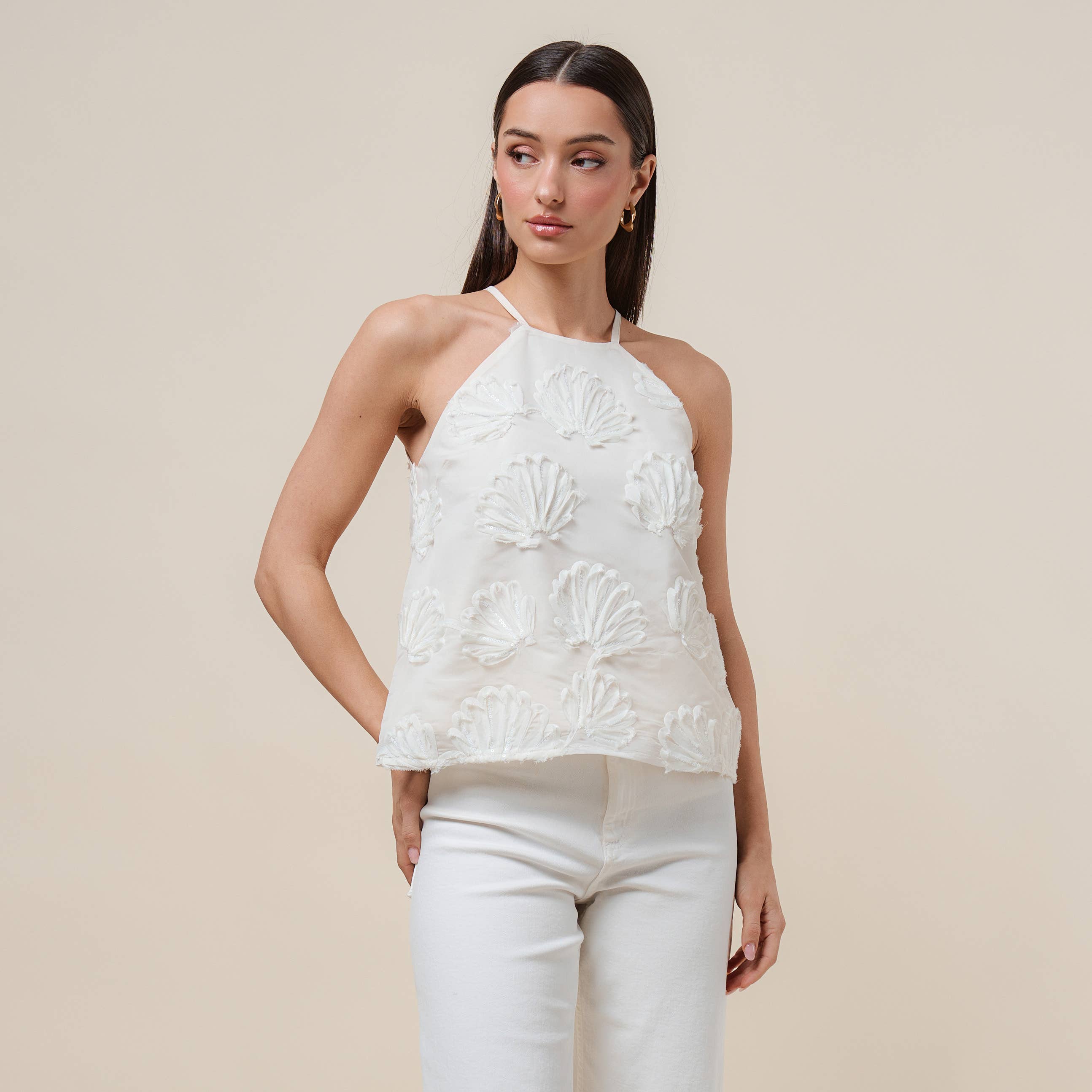 AT3031 Textured blouse