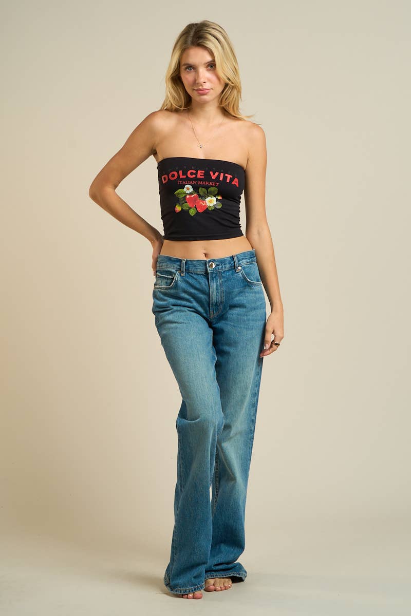 55811-Dolce Vita Italian Market Tube Top