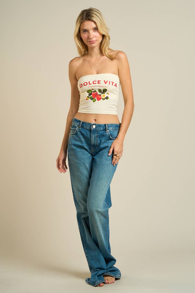 55811-Dolce Vita Italian Market Tube Top