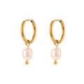 Pearl 18K Gold Plated Stainless | Earrings