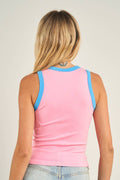 56124-CONTRAST BINDING TANK TOP