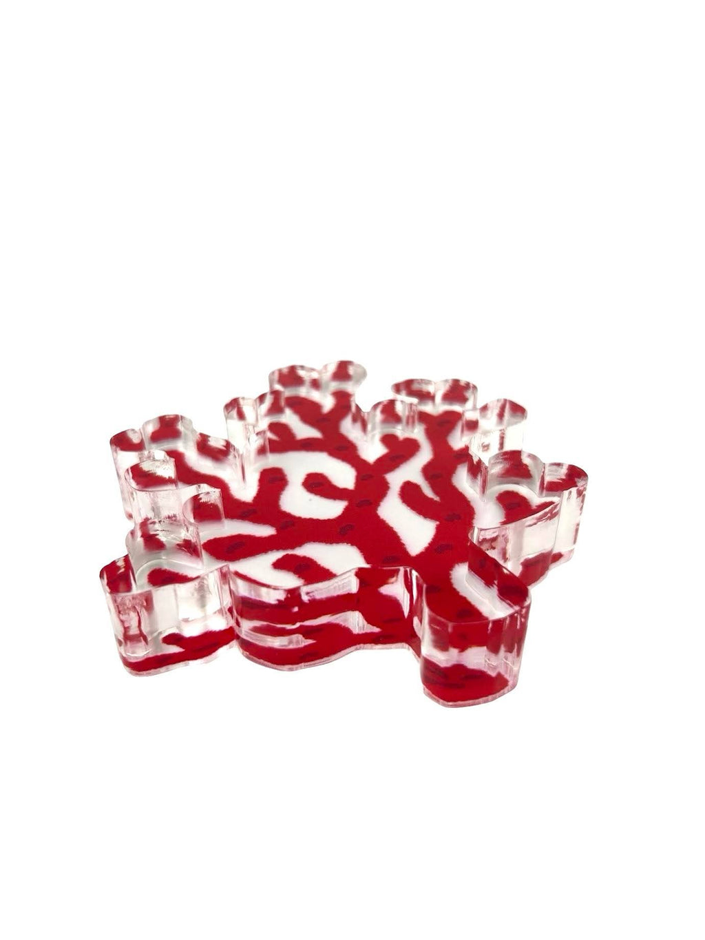 Acrylic Napkin Weight, Coral