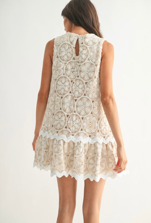 Lace A-line dress