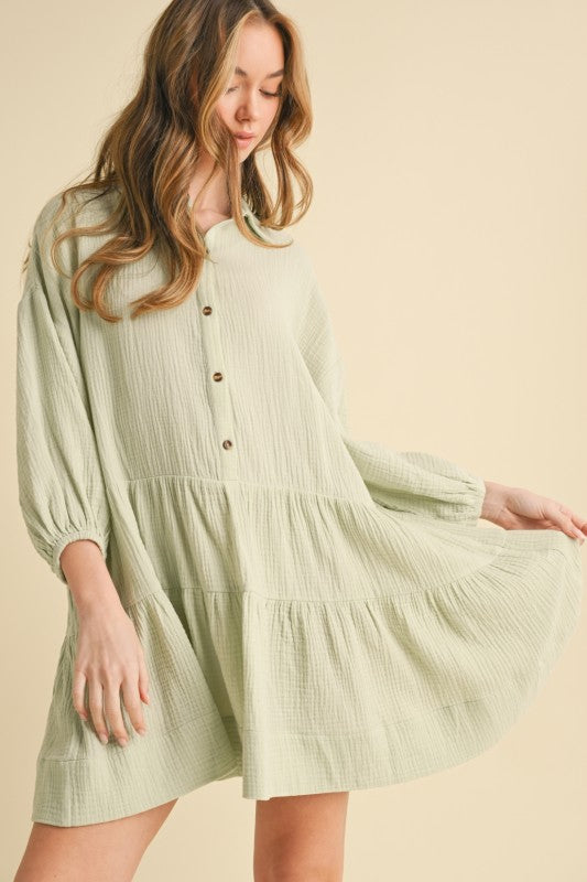 Cotton guaze dress