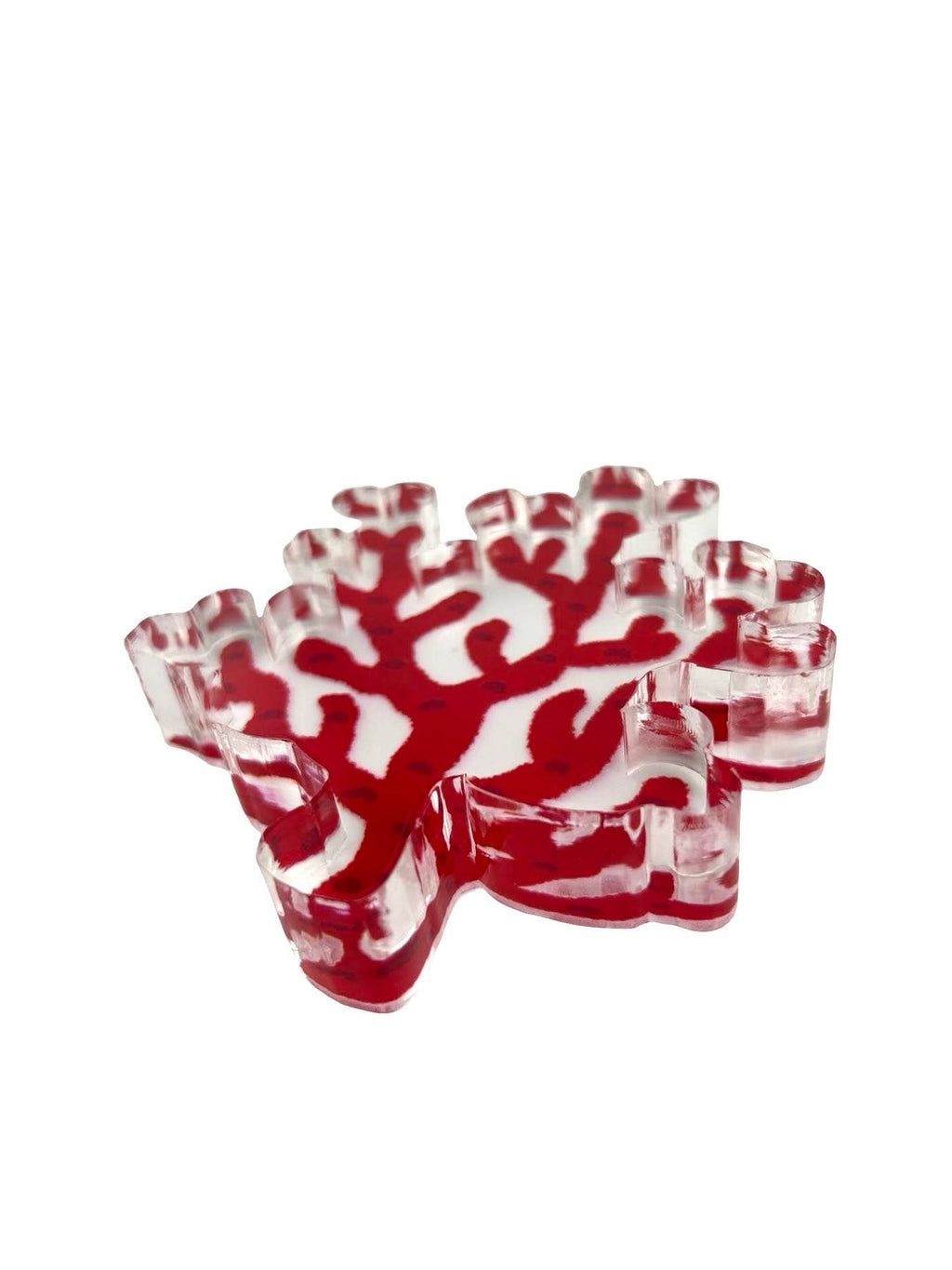 Acrylic Napkin Weight, Coral