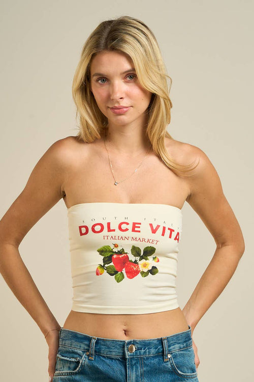 55811-Dolce Vita Italian Market Tube Top