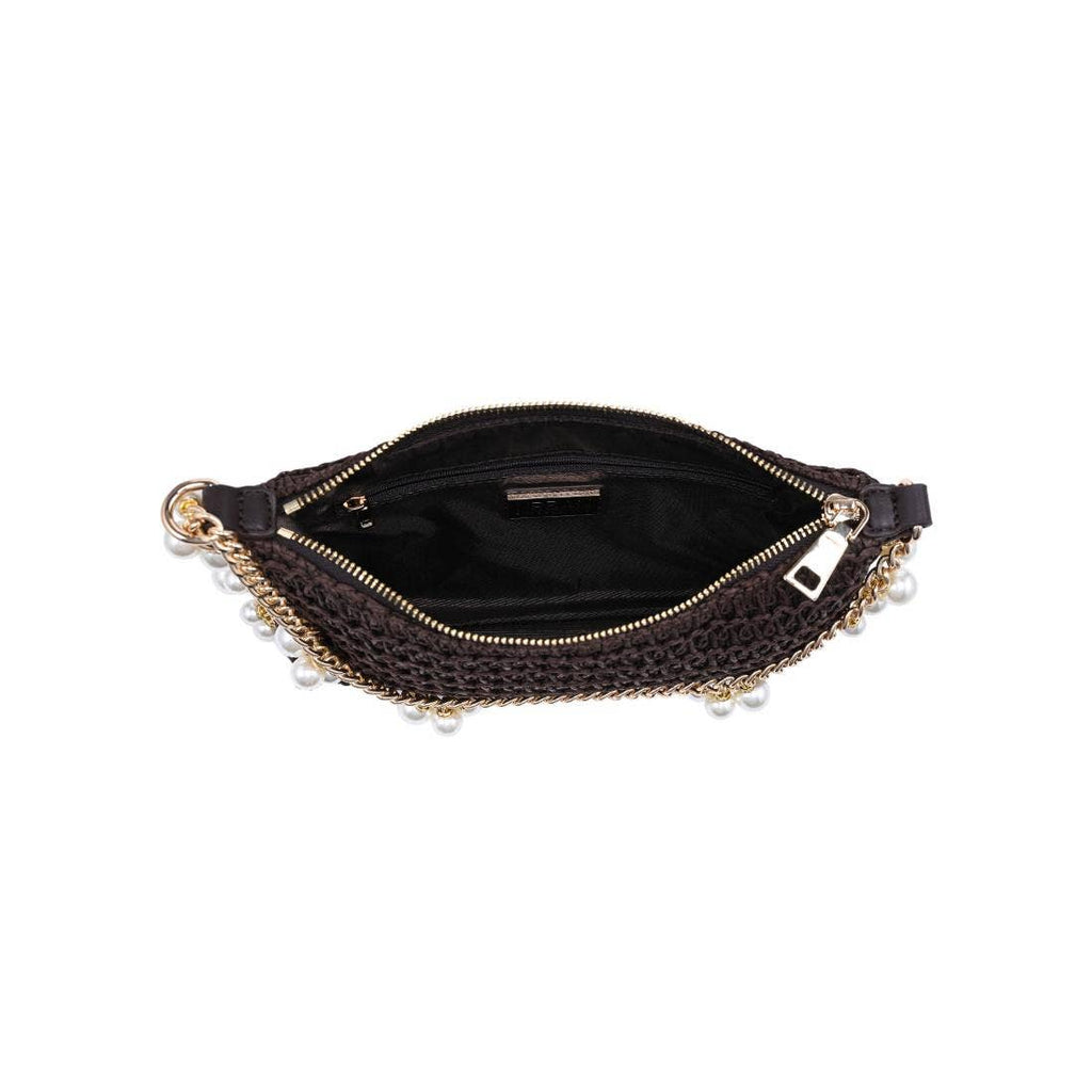 Steph Seasonal Seashell Straw Bag Evening Bag