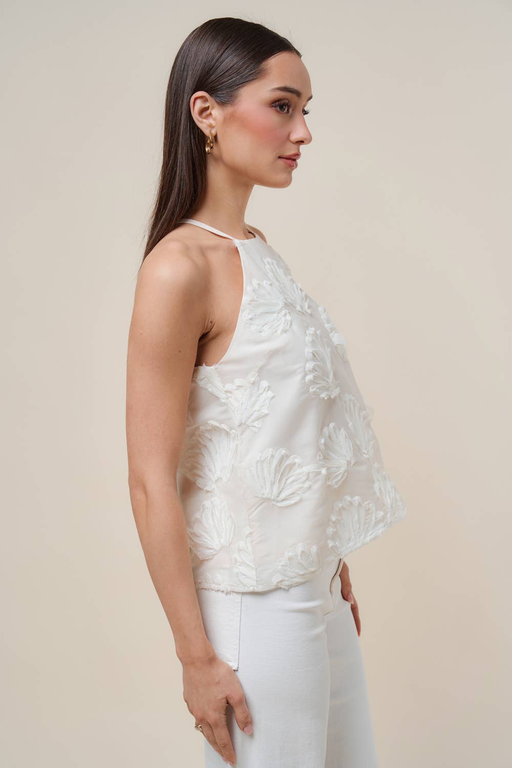 AT3031 Textured blouse