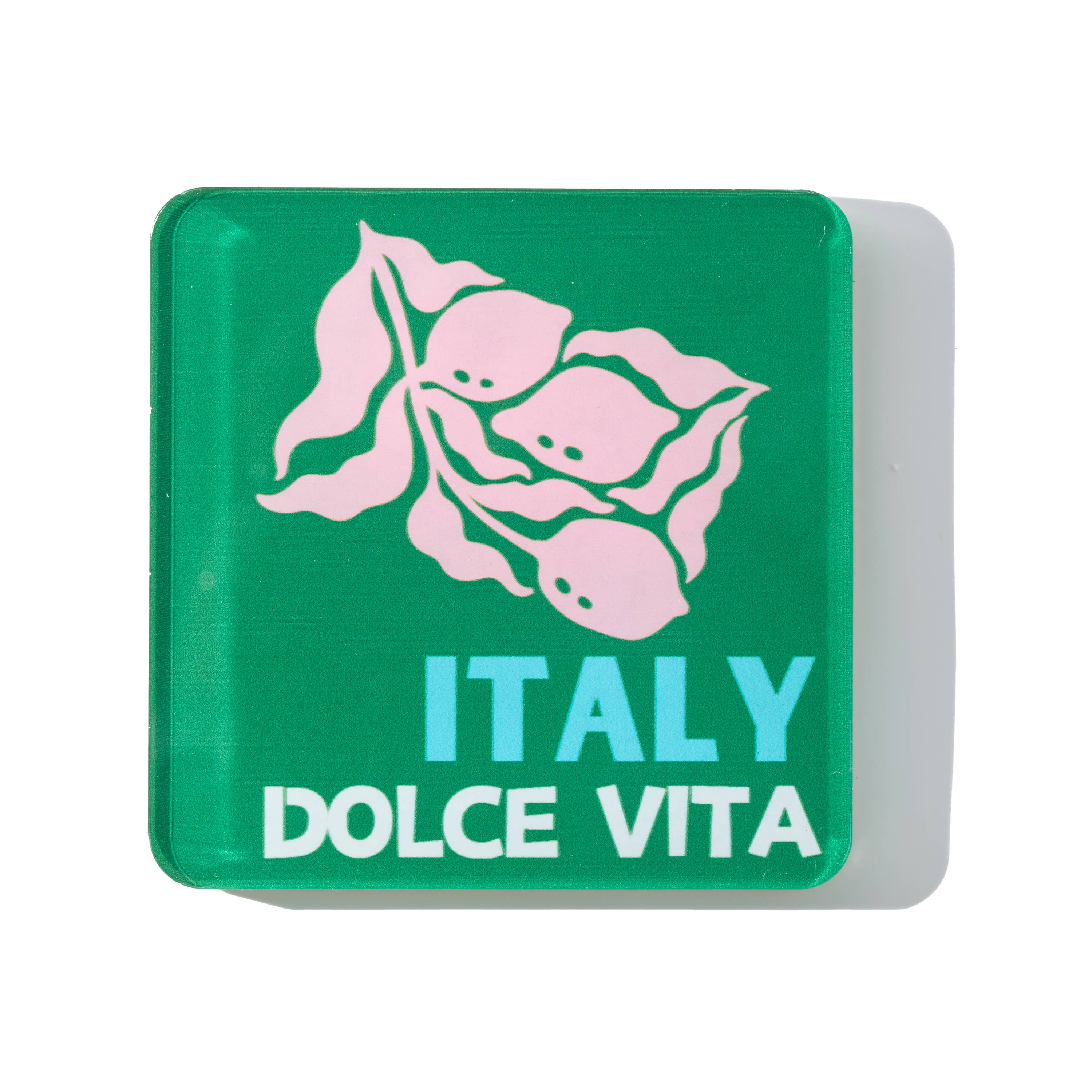 Acrylic Bon Voyage Coaster, Italy