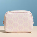 Pink Seashell Print | Cosmetic Pouch